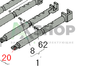 8.21.114 Поводок крайний левый