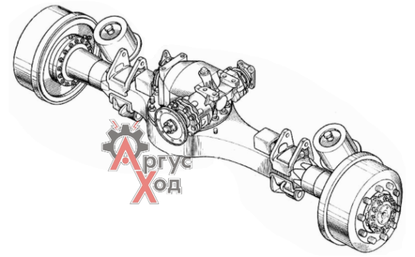 4310-2500010 Мост средний  в сборе