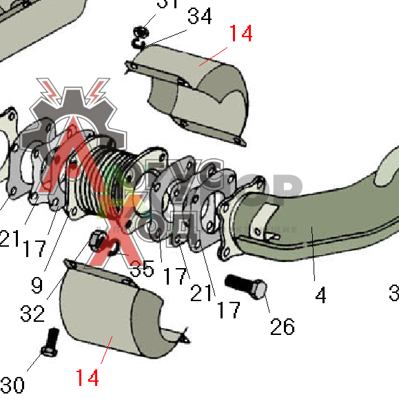 8.04.114-1 Кожух сильфона