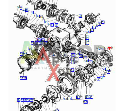 131-2403071-А Полуось среднего/заднего моста левая