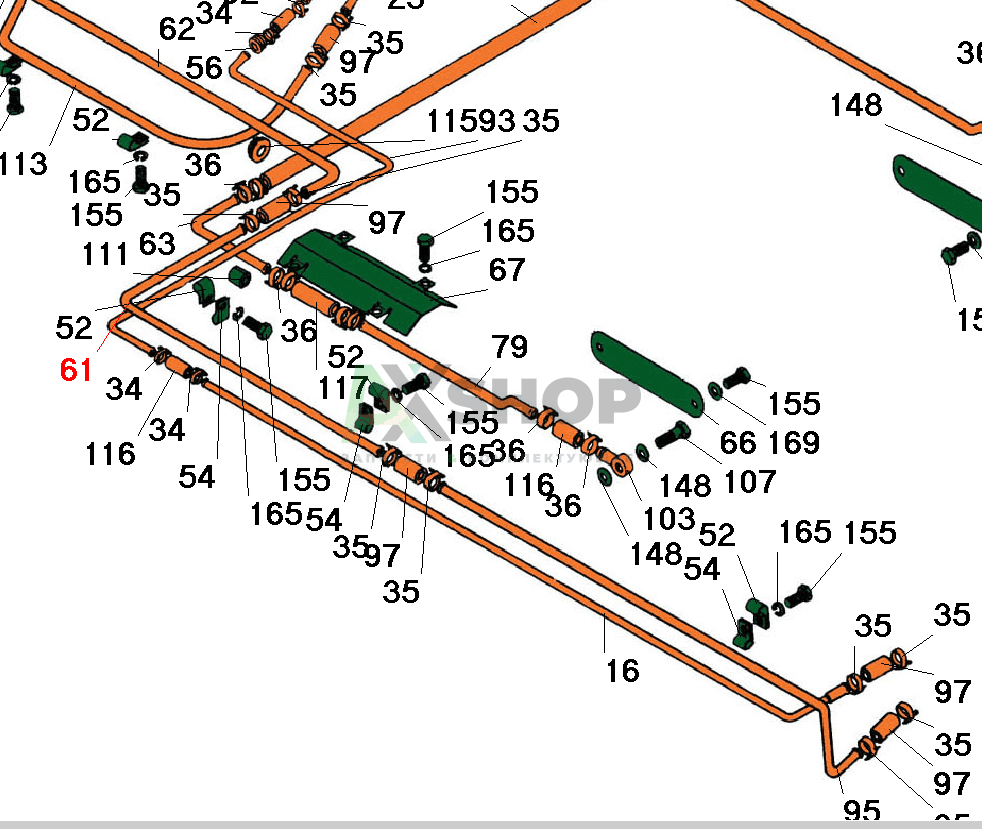 6.03.147 Трубка слива