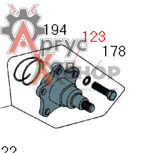 8.40.230 Кронштейн гидроамортизатора