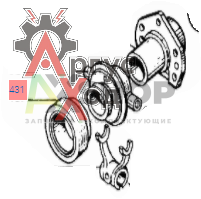 986714 Подшипник выжимной голый