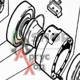 47-2501080 Втулка распорная внутренних колец подшипника ведущей шестерни главной  передачи