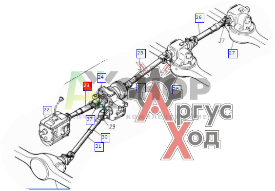 131-2202011-А2 Вал карданный
