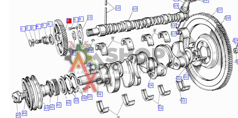 130-1006214-А Шестерня распределительного вала