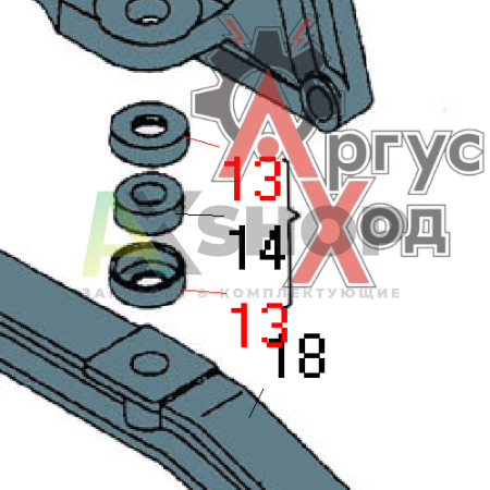 А5.01.109-1 Обойма подушки крепления двигателя