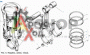 130-1000109-А2 Комплект гильз и деталей поршневой группы на 1 цилиндр