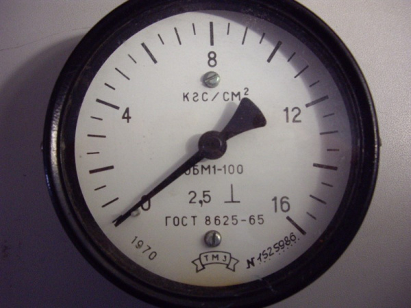 ОБМ1-100 Манометр (16 кгс/см2)