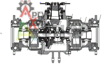 131-2402010 Редуктор заднего моста с дифференциалом в сборе