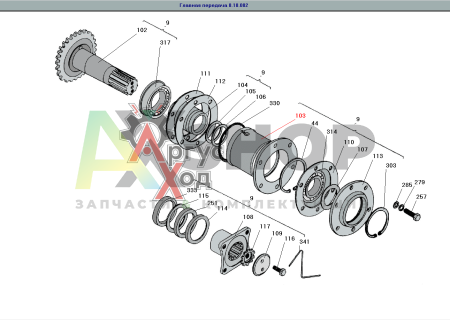 8.10.202 Гнездо подшипников