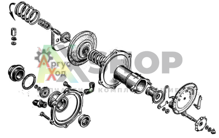 41-4222100-01 Воздушный редуктор в сборе