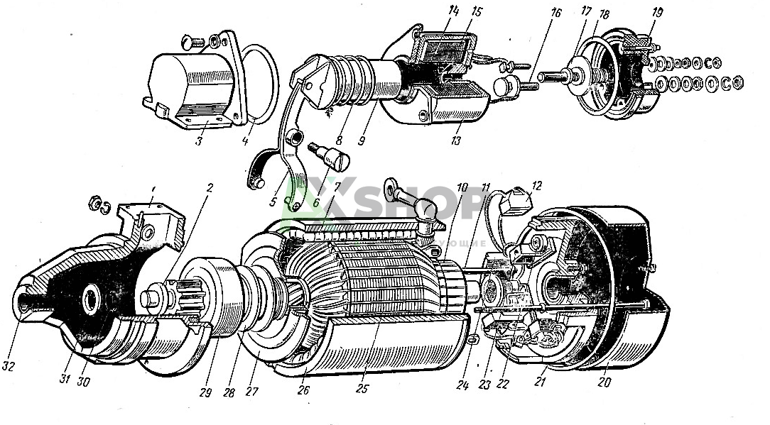 Стартер СТ230-Б2
