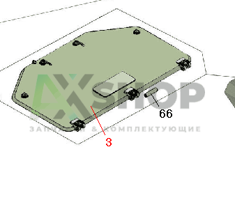 6.47.011-1 Крышка люка в сборе
