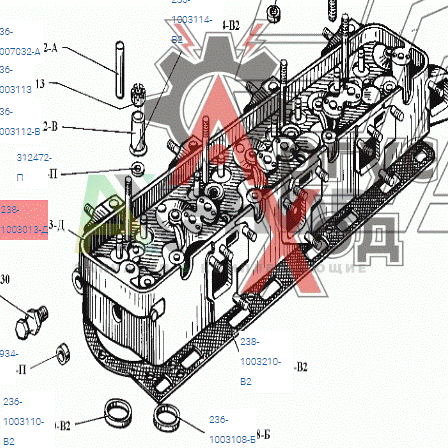 238-1003013-Г Головка цилиндров