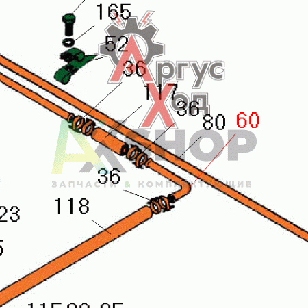6.03.143 Трубка заборная промежуточная