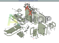 6.37.037 Крышка бокового лючка в сборе